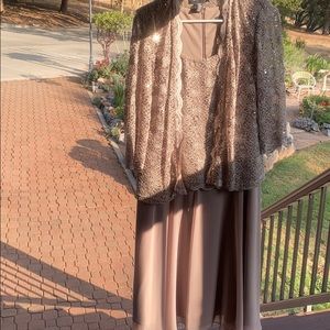 R&M Richards formal dress + Santa ornament